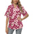 Cherry Blossom Pattern Print Design CB06 Women's Hawaiian Shirt