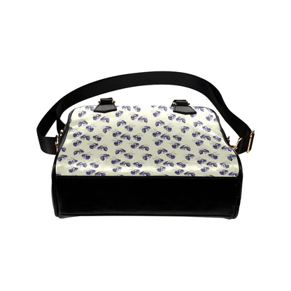 Bee Pattern Print Design 02 Shoulder Handbag
