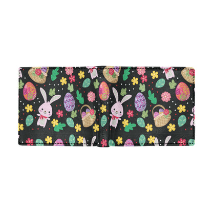 Easter Eggs Pattern Print Design RB05 Men's ID Card Wallet