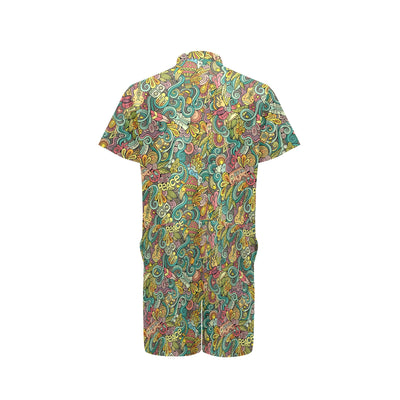 Hippie Print Design LKS302 Men's Romper