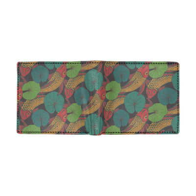 KOI Fish Pattern Print Design 01 Men's ID Card Wallet