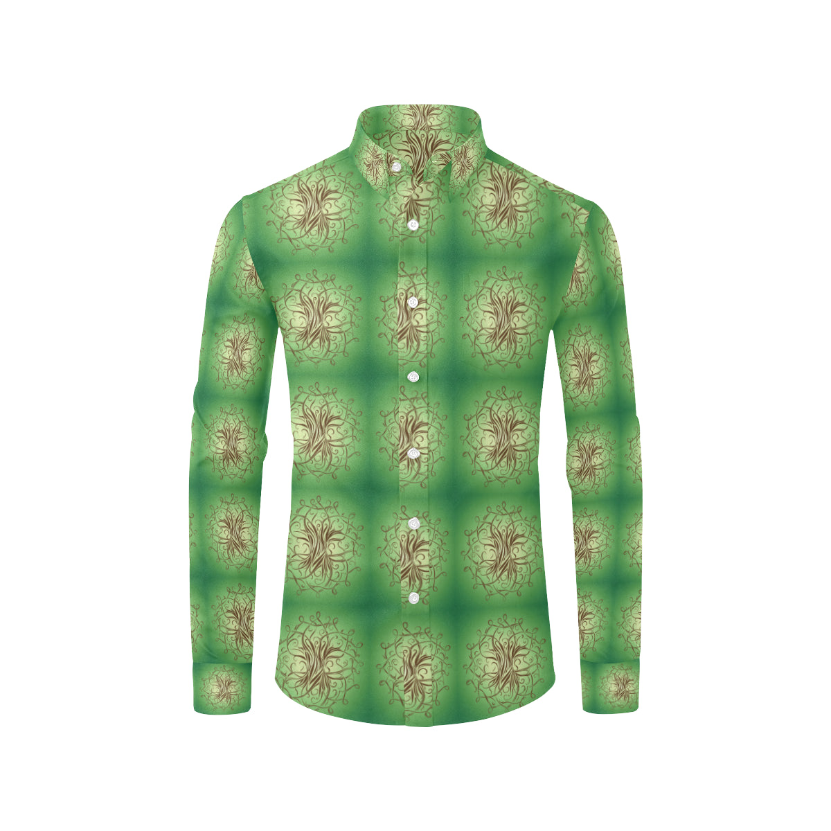Celtic Pattern Print Design 05 Men's Long Sleeve Shirt