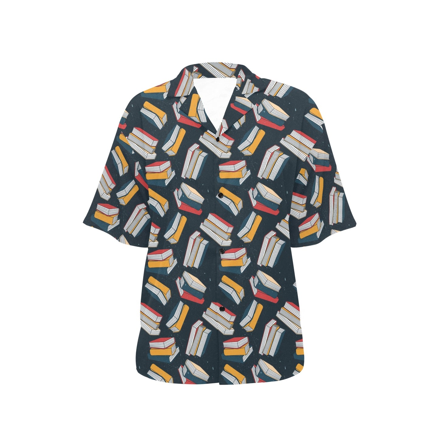 Book Pattern Print Design 07 Women's Hawaiian Shirt