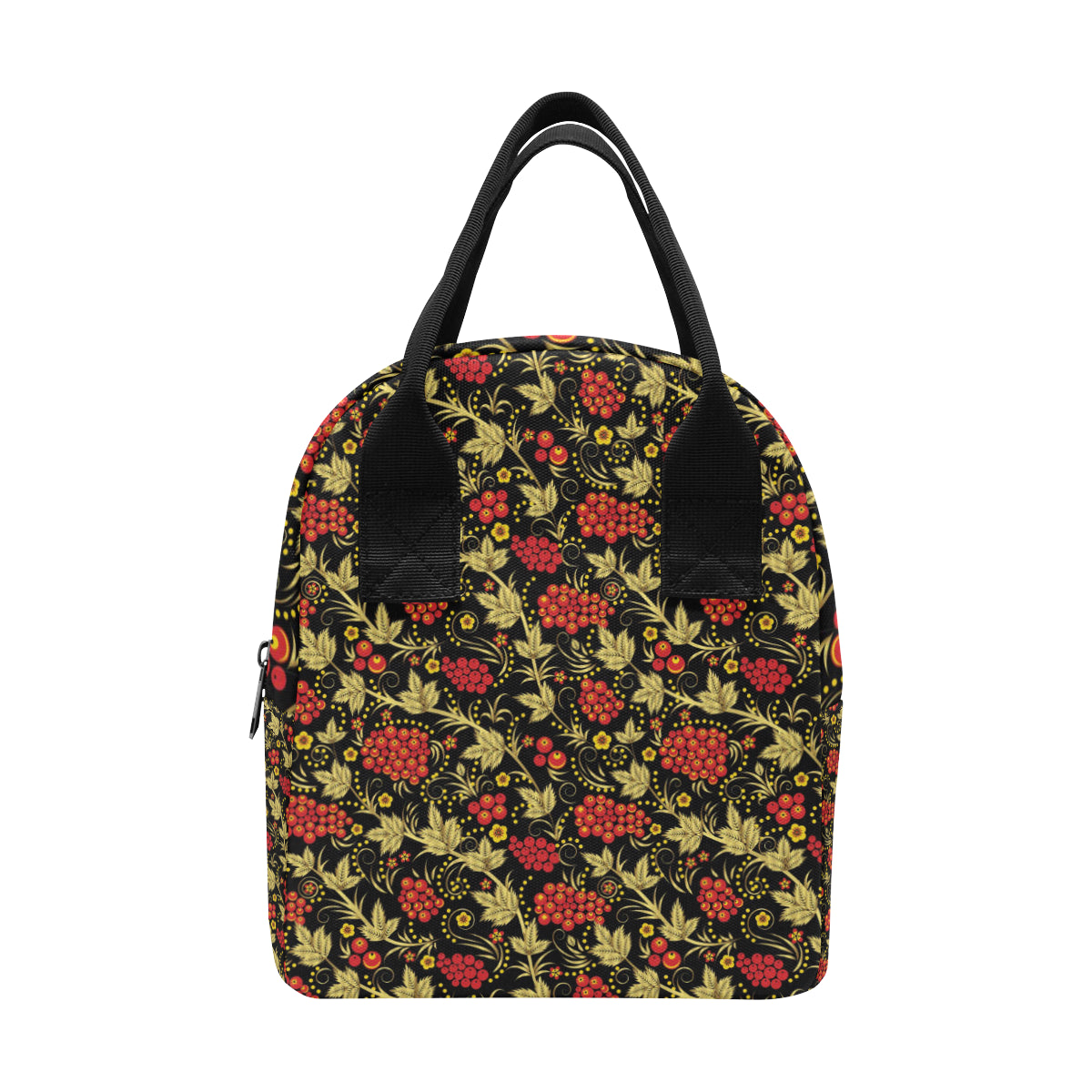 Cranberry Pattern Print Design CB02 Insulated Lunch Bag
