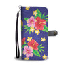Hawaiian Themed Pattern Print Design H05 Wallet Phone Case