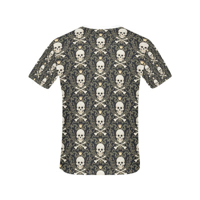 Skull King Print Design LKS307 Women's  T-shirt