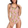 Bee Pattern Print Design BEE07 Women Swimsuit