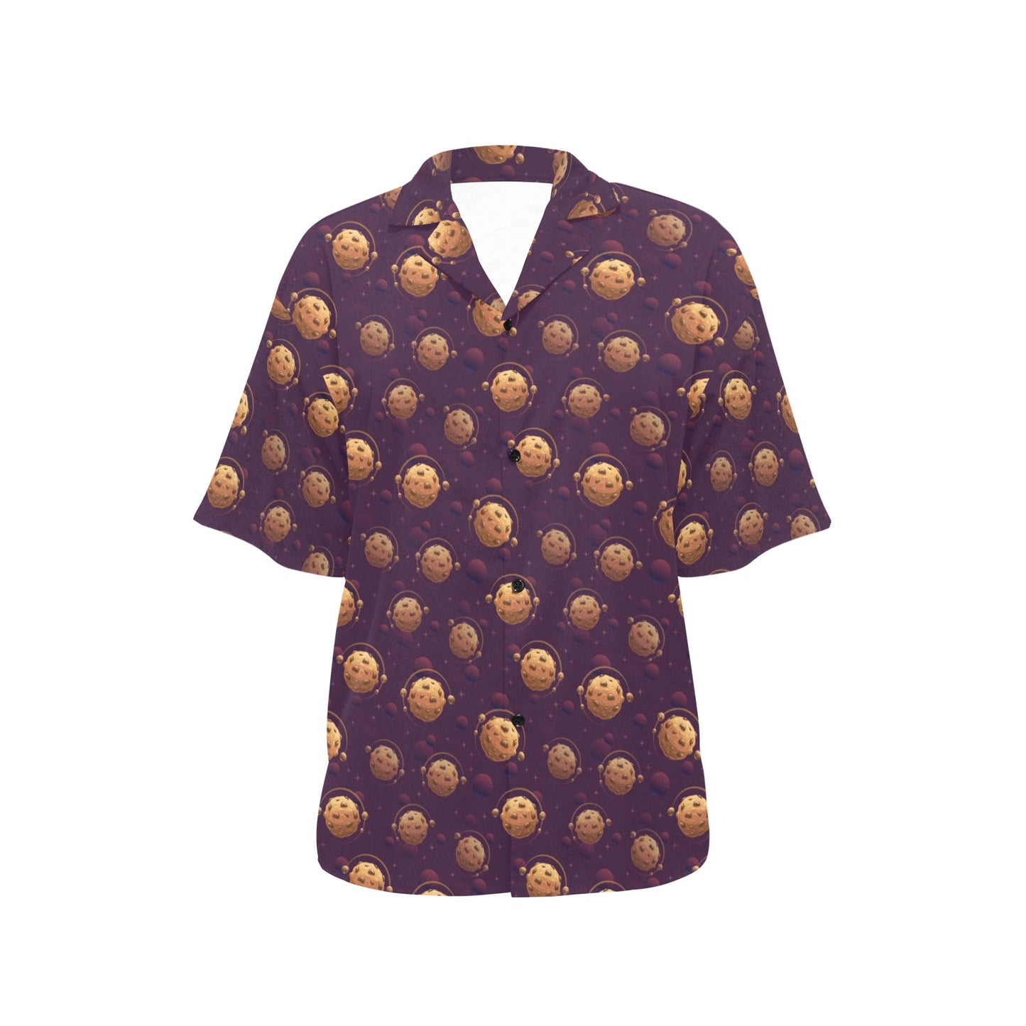 Cookie Pattern Print Design 03 Women's Hawaiian Shirt