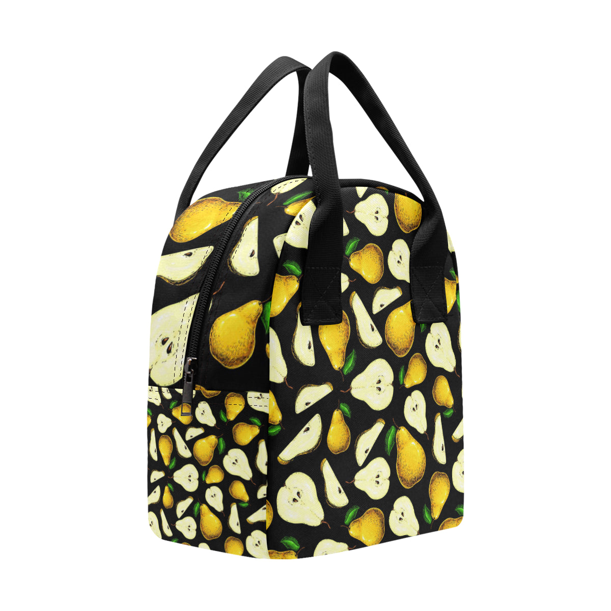 Pear Pattern Print Design PE01 Insulated Lunch Bag