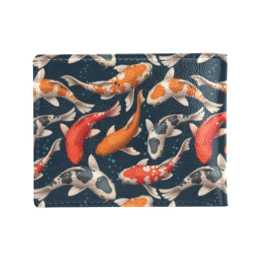 Koi Carp Cute Design Themed Print Men's ID Card Wallet