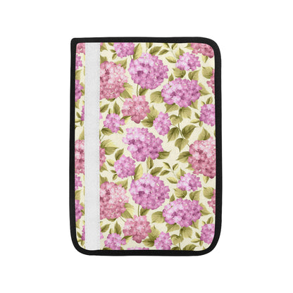 Hydrangea Pattern Print Design HD05 Car Seat Belt Cover