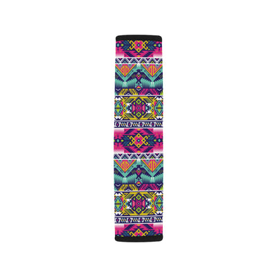 Indian Navajo Color Themed Design Print Car Seat Belt Cover