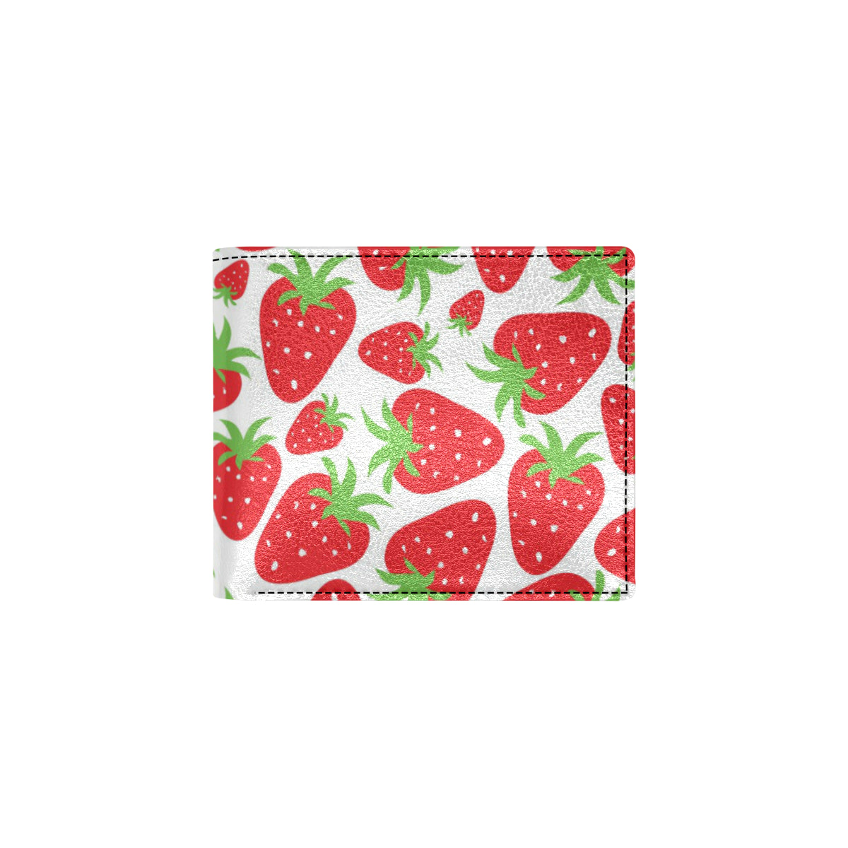 Strawberry Pattern Print Design SB01 Men's ID Card Wallet
