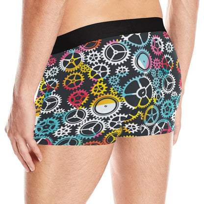 Mechanic Pattern Print Design 02 Men's Boxer Briefs