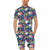 Beach Seashell Floral Theme Men's Romper