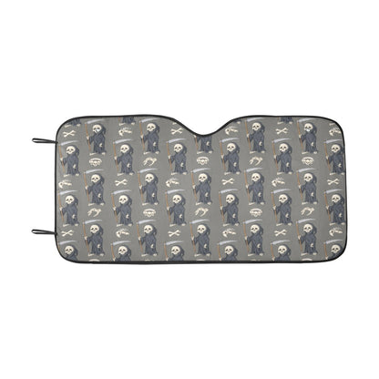 Skeleton Print Design LKS308 Car front Windshield Sun Shade