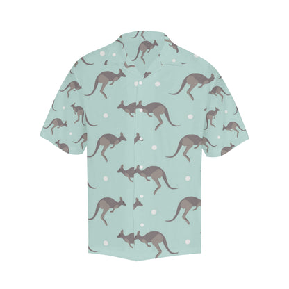 Kangaroos Pattern Print Design 04 Men's Hawaiian Shirt