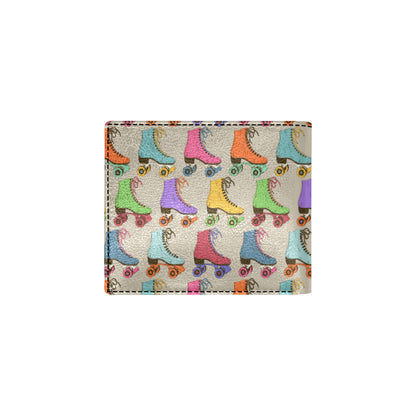 Roller skate Pattern Print Design A01 Men's ID Card Wallet