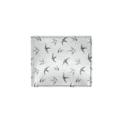 Swallow Bird Pattern Print Design 04 Men's ID Card Wallet