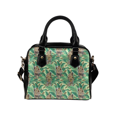 Leopard Pattern Print Design 03 Shoulder Handbag