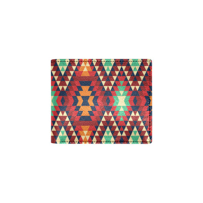 Native Pattern Print Design A07 Men's ID Card Wallet