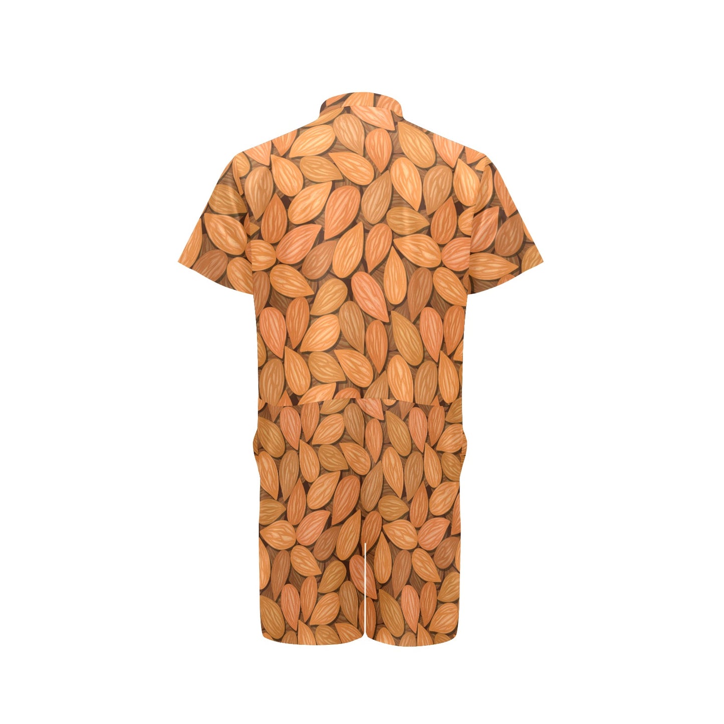 Almond Pattern Print Design 01 Men's Romper