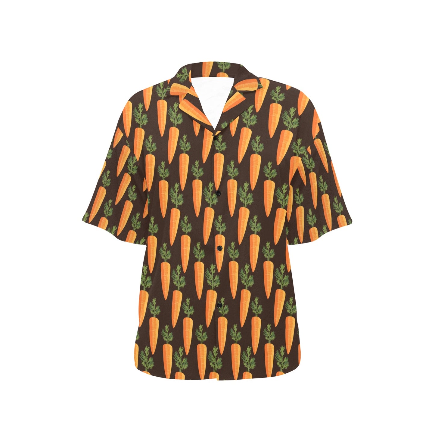 Carrot Pattern Print Design 06 Women's Hawaiian Shirt