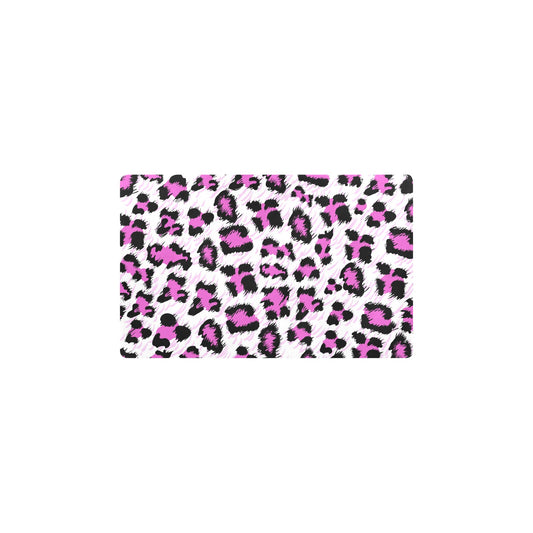 Leopard Pink Skin Print Kitchen Mat