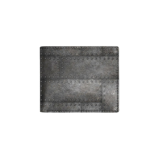 Armor Pattern Print Design 02 Men's ID Card Wallet