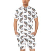 Great White Shark Pattern Print Design 03 Men's Romper