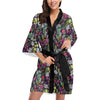 Cactus Pattern Print Design 08 Women's Short Kimono