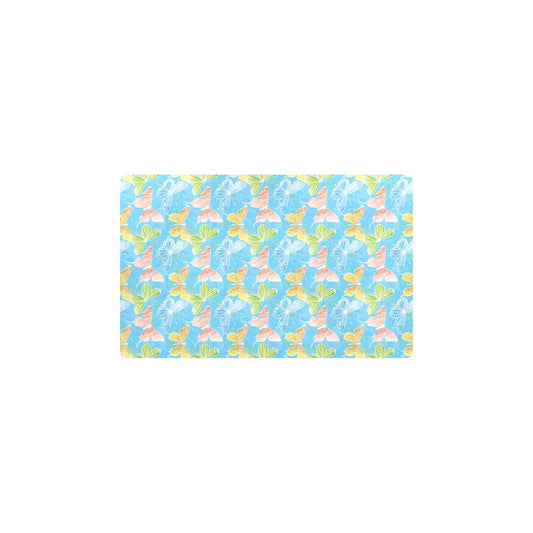 Butterfly Pattern Print Design 05 Kitchen Mat