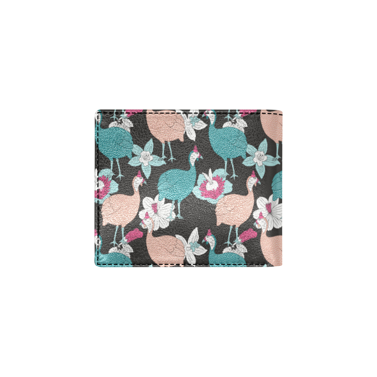 Guinea Fowl Pattern Print Design 03 Men's ID Card Wallet