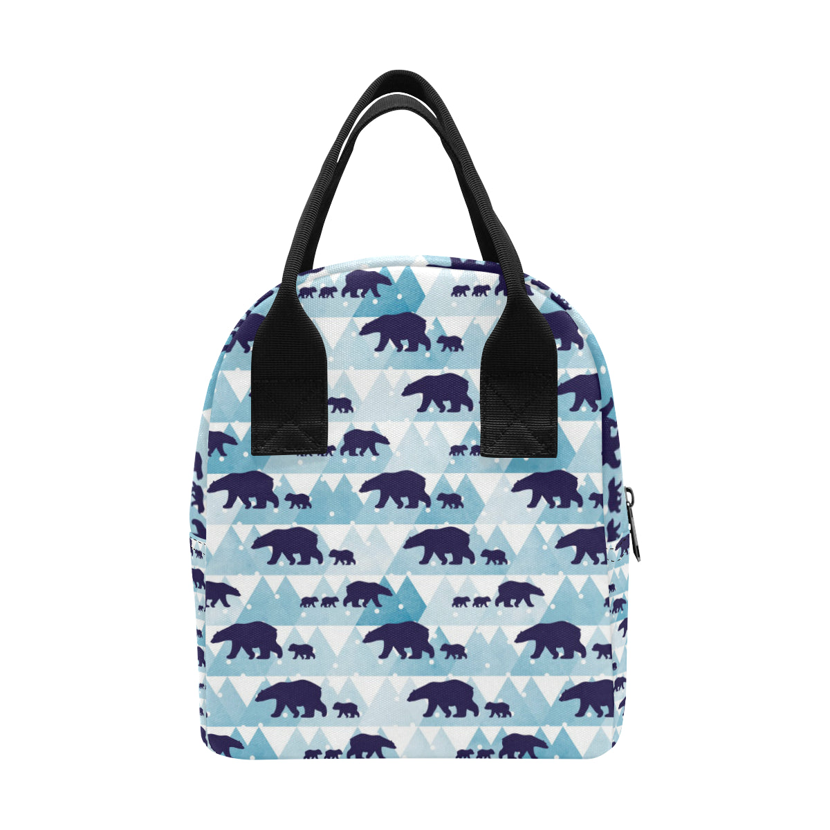 Bear Pattern Print Design BE01 Insulated Lunch Bag