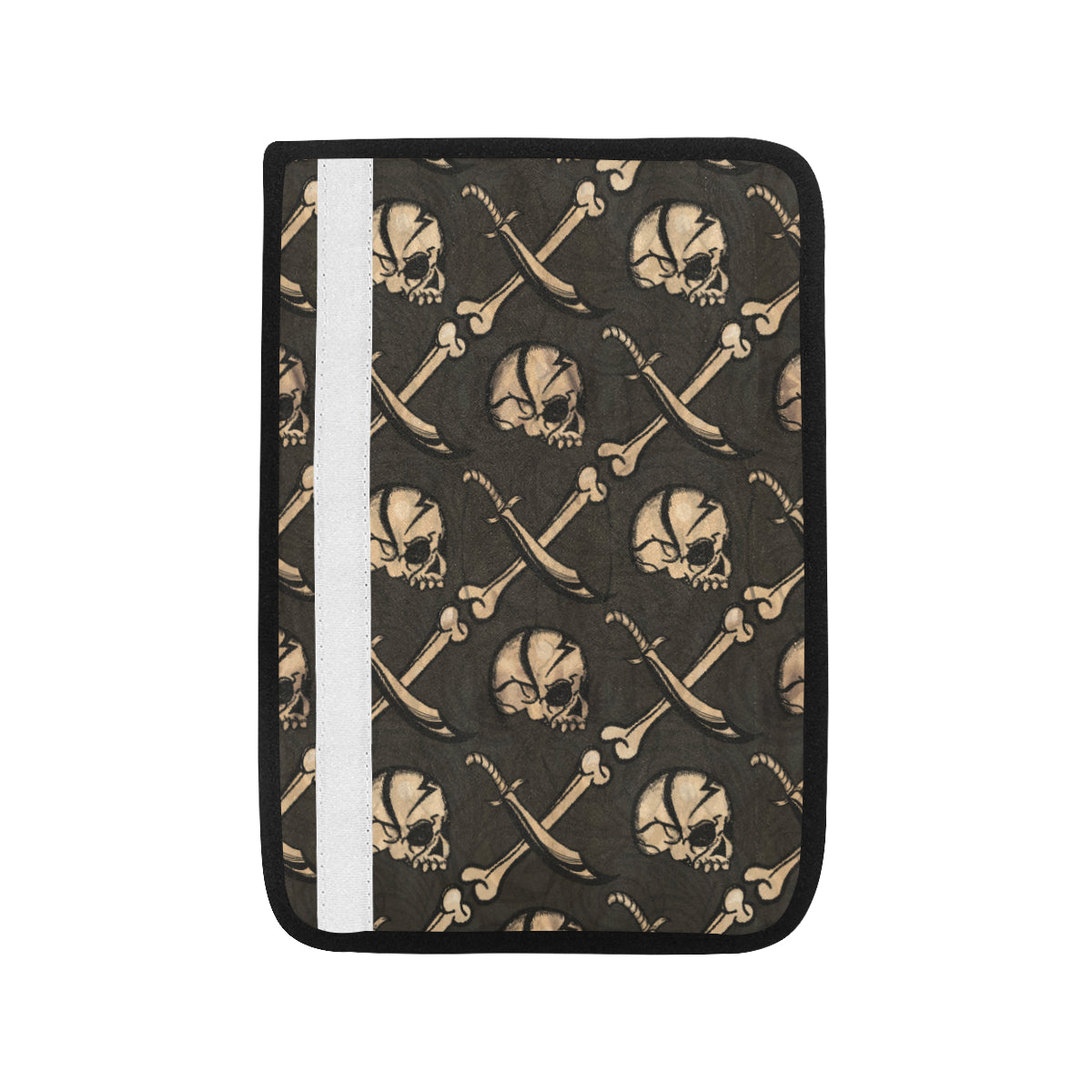 Pirate Pattern Print Design A03 Car Seat Belt Cover