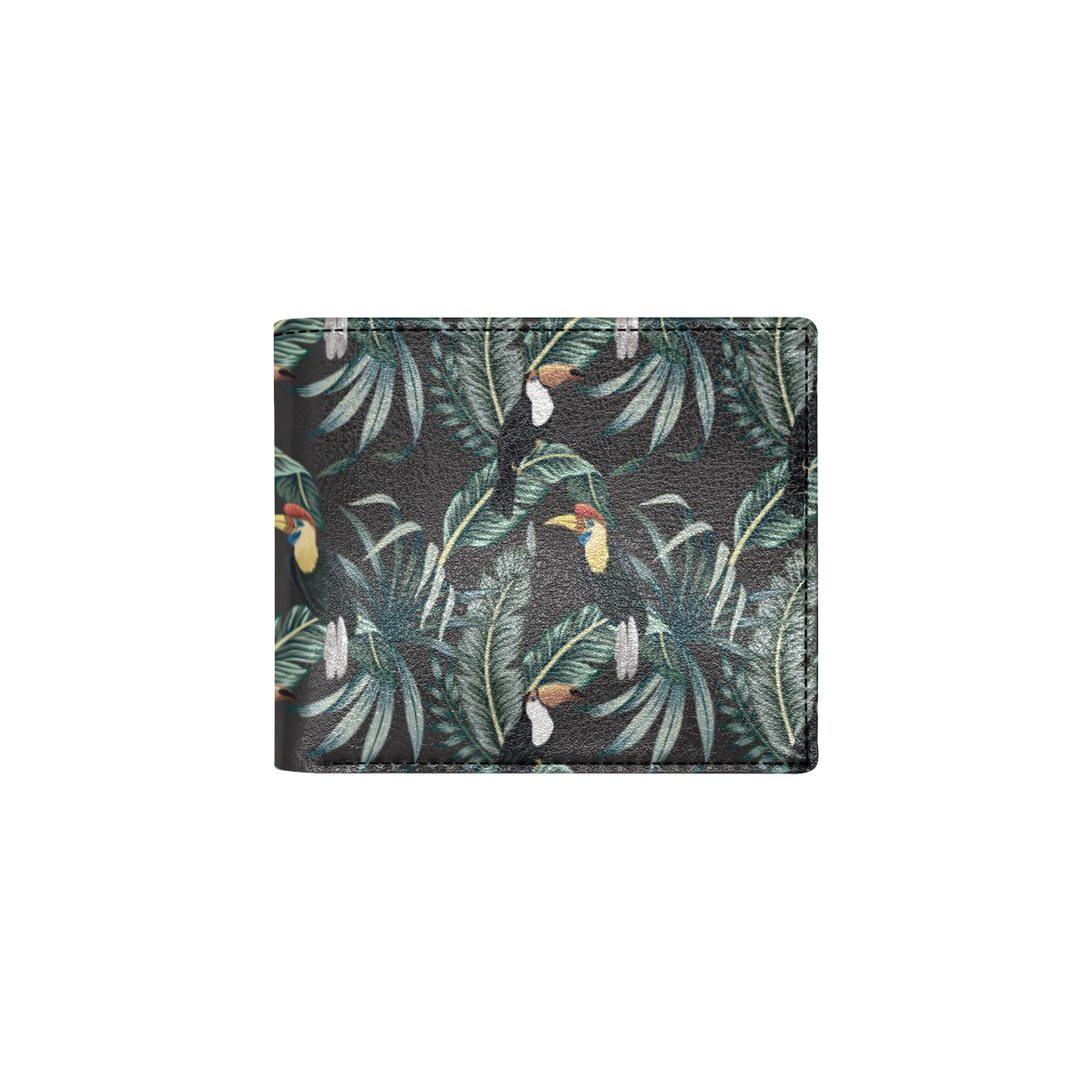 Rainforest Pattern Print Design RF06 Men's ID Card Wallet