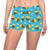 Bee Pattern Print Design BEE06 Yoga Shorts