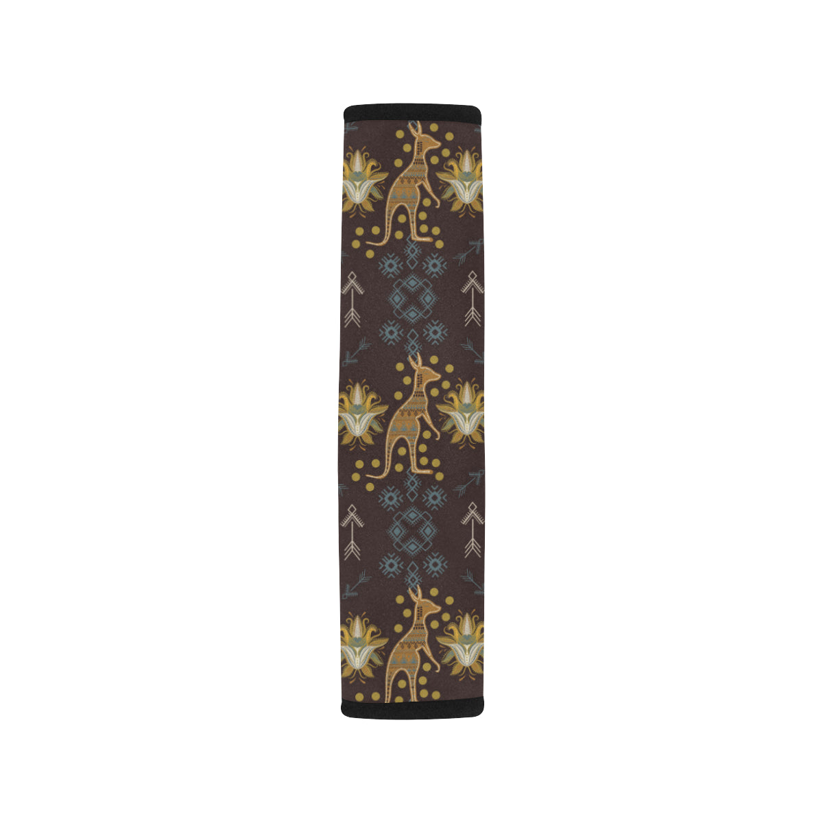 Kangaroos Pattern Print Design 03 Car Seat Belt Cover