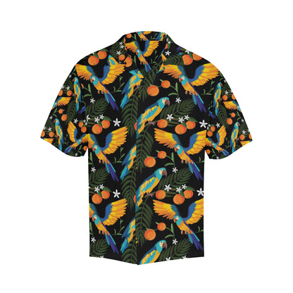 Macaw Pattern Print Design 03 Men's Hawaiian Shirt