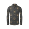 Moon Boho Pattern Print Design 02 Men's Long Sleeve Shirt