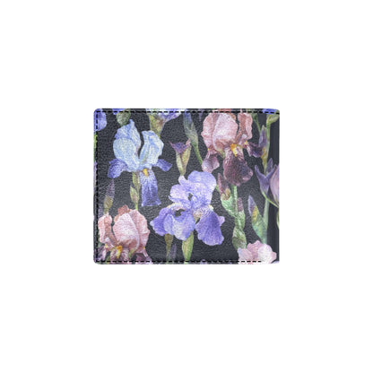 Iris Pattern Print Design IR04 Men's ID Card Wallet