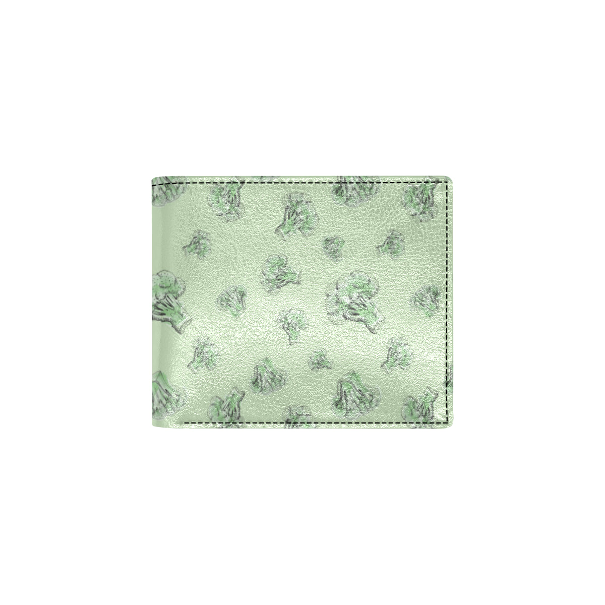 Broccoli Pattern Print Design 05 Men's ID Card Wallet