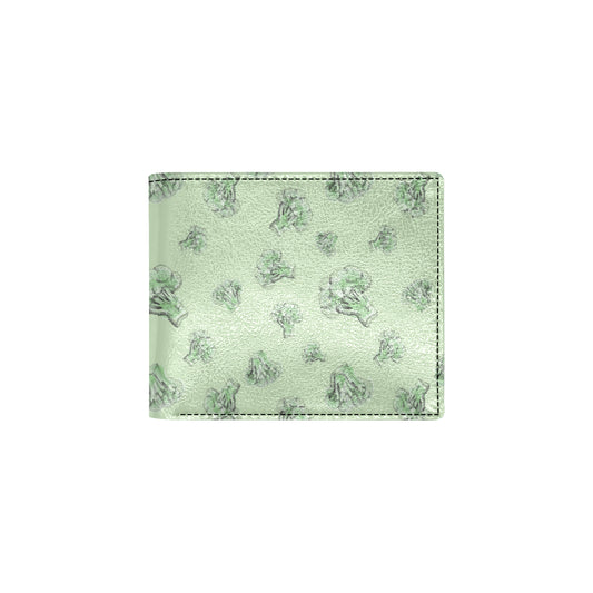Broccoli Pattern Print Design 05 Men's ID Card Wallet