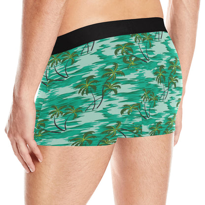 Palm Tree Pattern Print Design A01 Men's Boxer Briefs