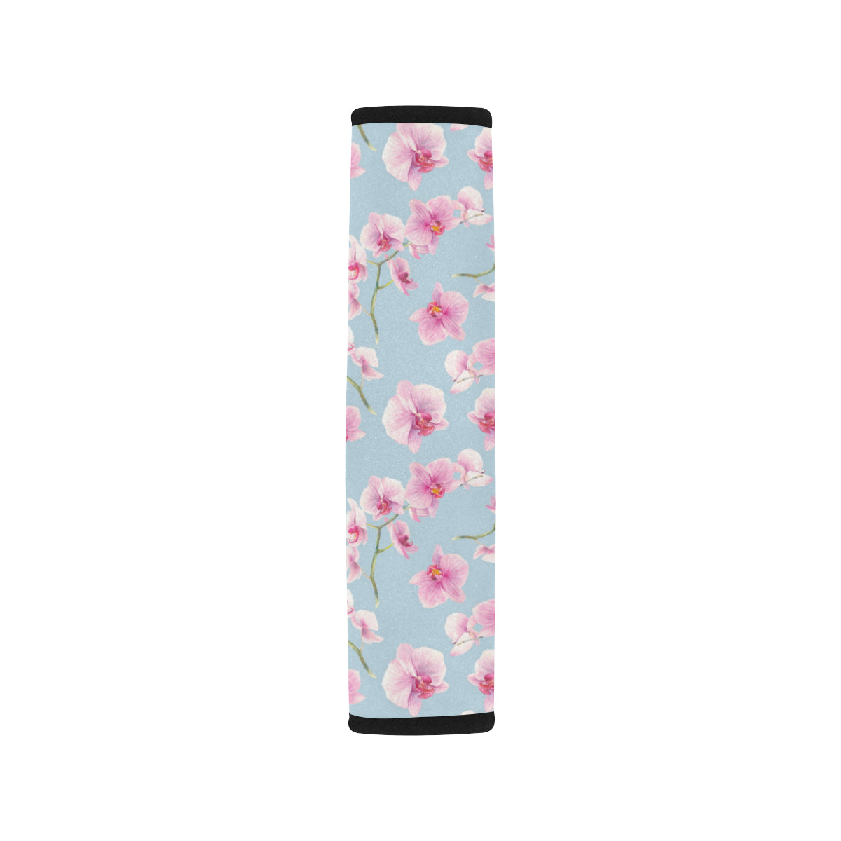 Orchid Pattern Print Design A01 Car Seat Belt Cover