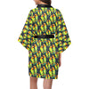 Lovebird Pattern Print Design 01 Women's Short Kimono