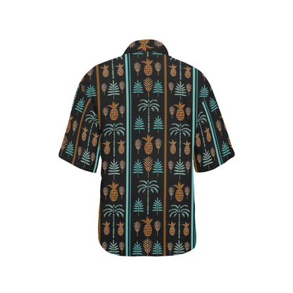 Hawaiian Themed Pattern Print Design H023 Women's Hawaiian Shirt