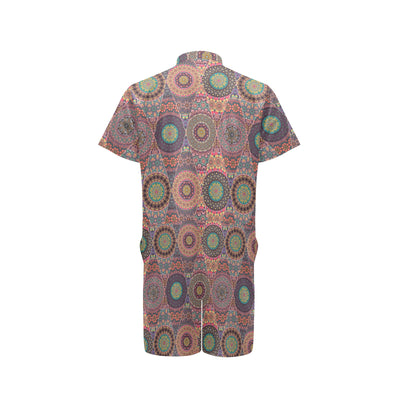 Bohemian Pattern Print Design 07 Men's Romper