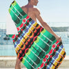 Serape Print Design LKS307 Beach Towel 32" x 71"