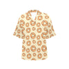 Bagel Pattern Print Design 03 Women's Hawaiian Shirt